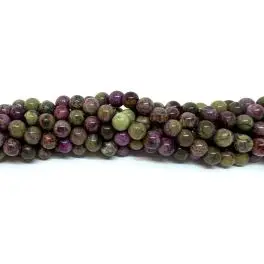 Atlantisit, rund 4mm, hel streng - Atlantisit