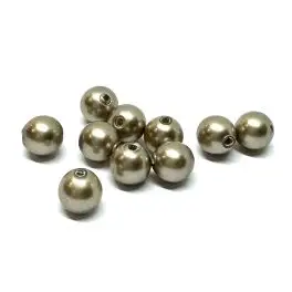 Swarovski crystal pearl, Platinium, 4mm rund, 10 stk - Swarovski®