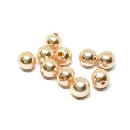 Swarovski crystal pearl, Peach, 4mm rund, 10 stk - Swarovski®