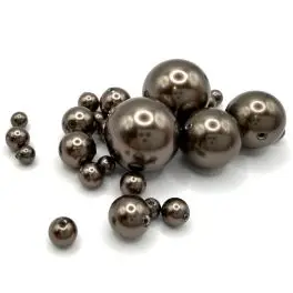 Swarovski crystal pearl, Brown, 6mm rund, 10 stk - Swarovski Crystal Pearls