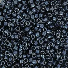 Miyuki Delicas 11/0 Galvanized Gunmetal (DB0453) 4g - Miyuki perler