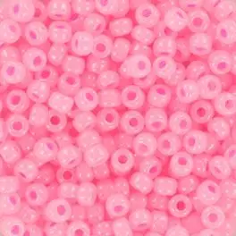 Miyuki Rocailles seed beads 8/0 Ceylon Soft Baby Pink (518) 8g - Miyuki perler