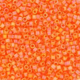 Miyuki Delicas 11/0 Opaque Matte AB Mandarin (DB1593) 4g - Delicas str 11/0