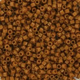 Miyuki Delicas Duracoat 11/0 Opaque Dyed Persimmon (DB2108) 4g - Delicas str 11/0