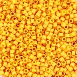 Miyuki Delicas 11/0 Opaque Glazed Frosted Orange (DB2285) 4g - Delicas str 11/0