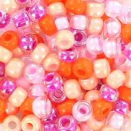 Miyuki Rocailles seed beads 6/0 Retro Vibe mix, 10g - Rocailles str 6/0