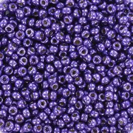 Miyuki Rocailles seed beads duracoat, 11/0 Galvanized Dark Lilac (5109) - Rocailles str 11/0