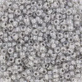 Miyuki Rocailles seed beads, 11/0 Fancy Lined Pewter (240) - Rocailles str 11/0