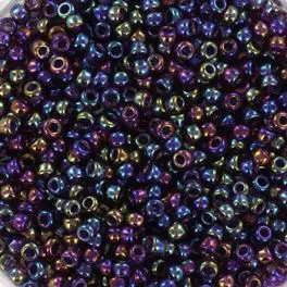 Miyuki Rocailles seed beads, 11/0 Transparent AB Amethyst (333) - Rocailles str 11/0